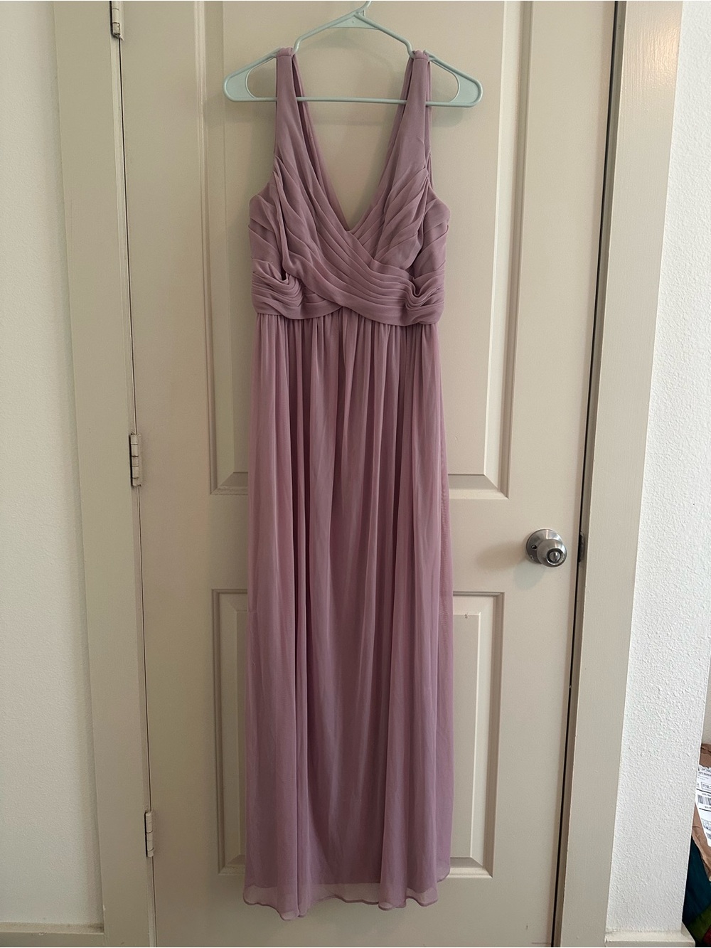 David’s Bridal Dusty Rose Bride’s Maid Gown